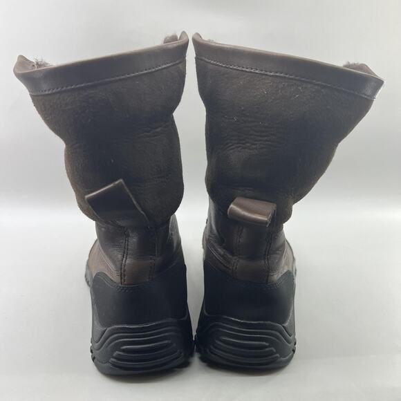 UGG Adirondack II Waterproof Boots Women Size 8 Brown Shearling Vibram Shoes - Picture 4 of 7